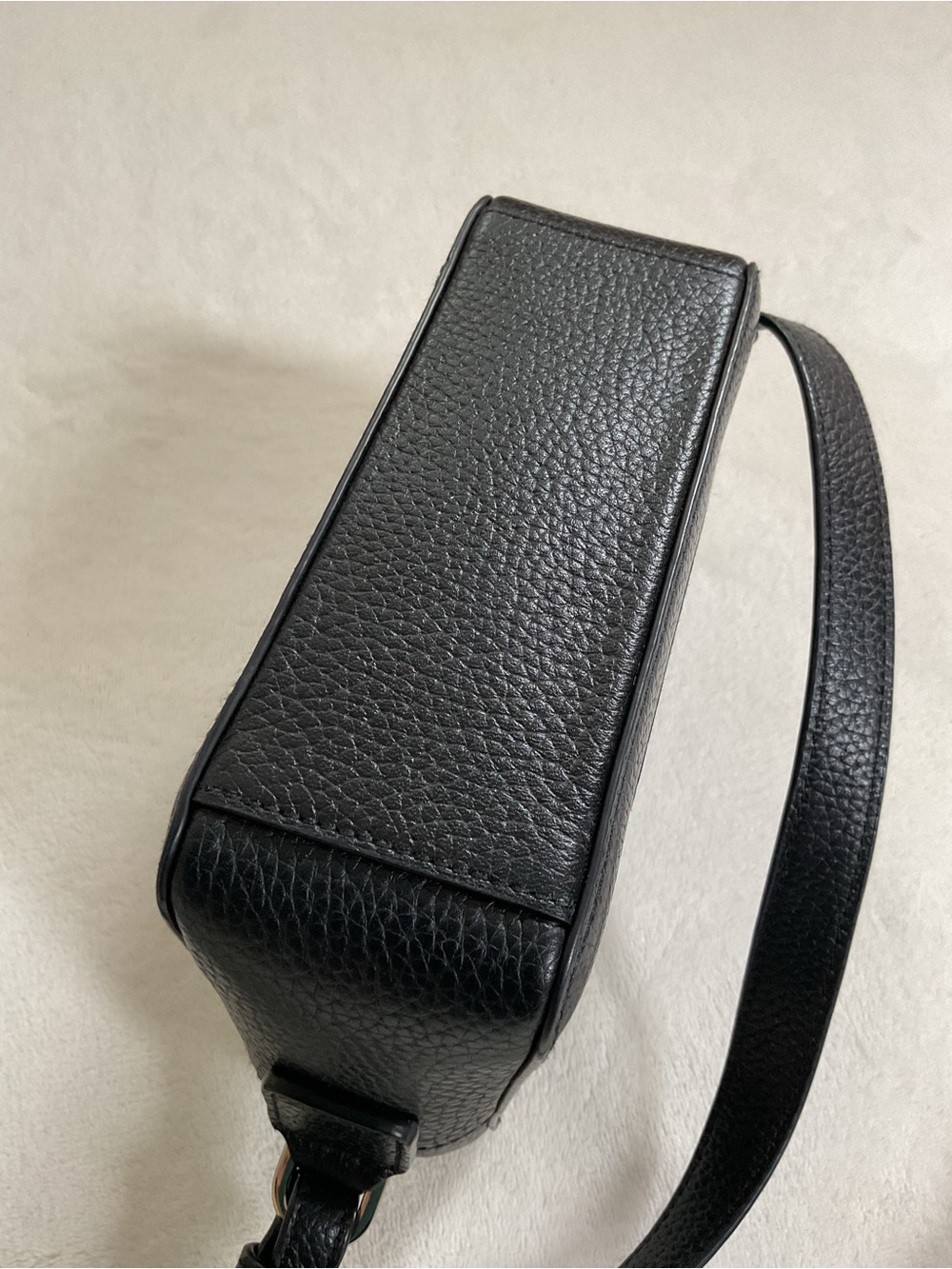 Aspinal of London Camera A Bag Black Pebble Leather Crossbody - Picture 7 of 16